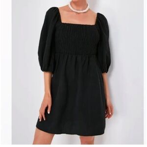 Tuckernuck Black Long Sleeve Dress